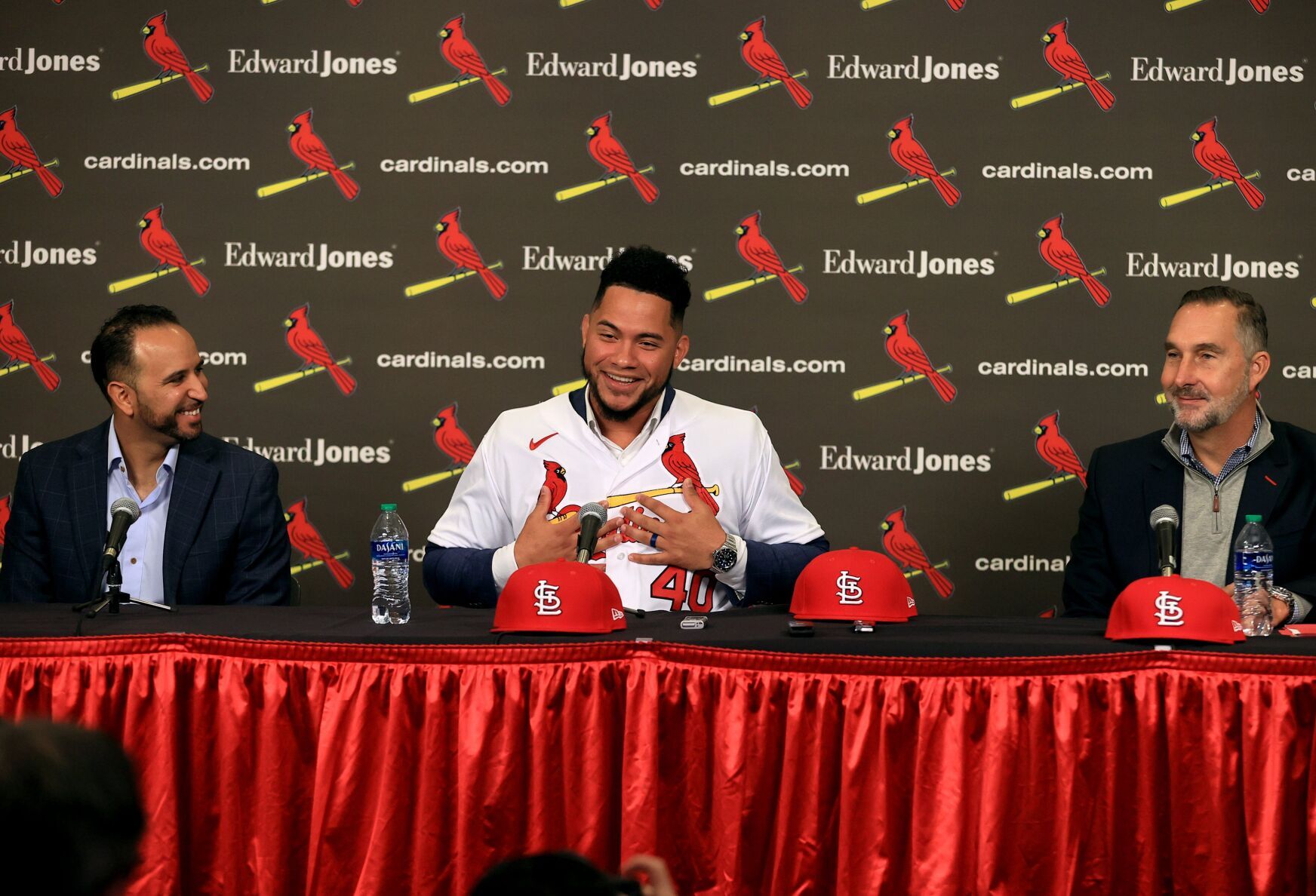 Willson Contreras introduced by St. Louis Cardinals